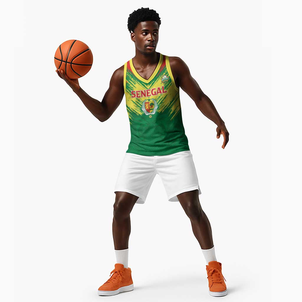 Senegal Rugby Custom Basketball Jersey Go Go Go ! - African Pride