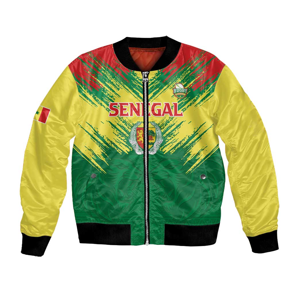 Senegal Rugby Custom Bomber Jacket Go Go Go !