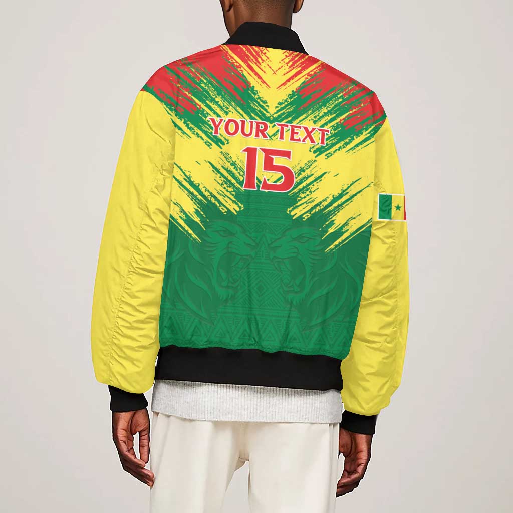 Senegal Rugby Custom Bomber Jacket Go Go Go !