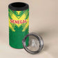 Senegal Rugby Custom 4 in 1 Can Cooler Tumbler Go Go Go !