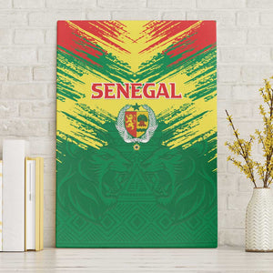 Senegal Rugby Canvas Wall Art Go Go Go !