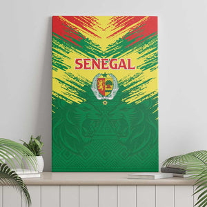 Senegal Rugby Canvas Wall Art Go Go Go !