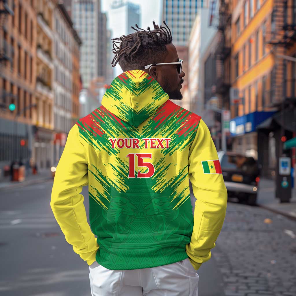 Senegal Rugby Custom Hoodie Go Go Go !