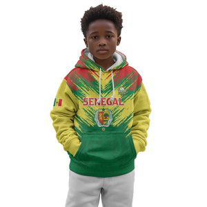 Senegal Rugby Custom Kid Hoodie Go Go Go !