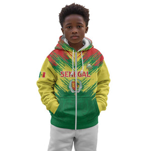 Senegal Rugby Custom Kid Hoodie Go Go Go !
