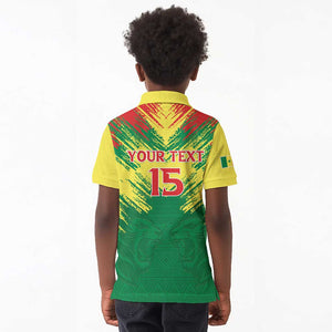 Senegal Rugby Custom Kid Polo Shirt Go Go Go !