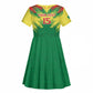 Senegal Rugby Custom Kid Short Sleeve Dress Go Go Go !