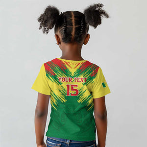 Senegal Rugby Custom Kid T shirt Go Go Go !
