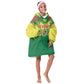 Senegal Rugby Custom Kid Wearable Blanket Hoodie Go Go Go !