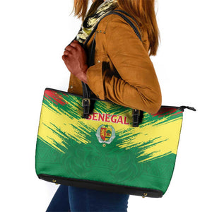 Senegal Rugby Leather Tote Bag Go Go Go !