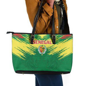 Senegal Rugby Leather Tote Bag Go Go Go !
