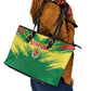 Senegal Rugby Leather Tote Bag Go Go Go !