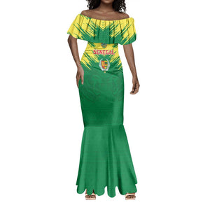 Senegal Rugby Custom Mermaid Dress Go Go Go !
