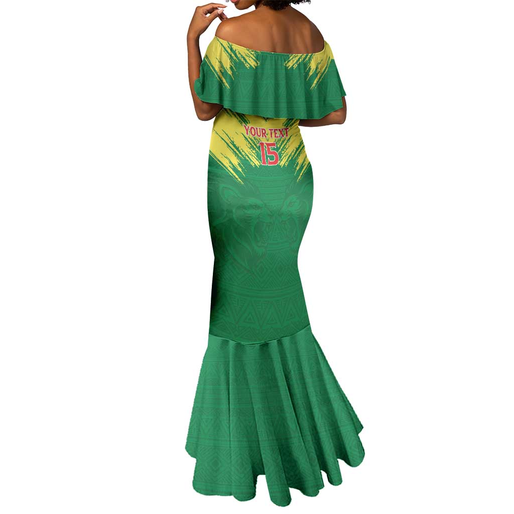 Senegal Rugby Custom Mermaid Dress Go Go Go !