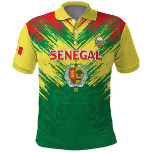 Senegal Rugby Custom Polo Shirt Go Go Go !