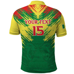 Senegal Rugby Custom Polo Shirt Go Go Go !