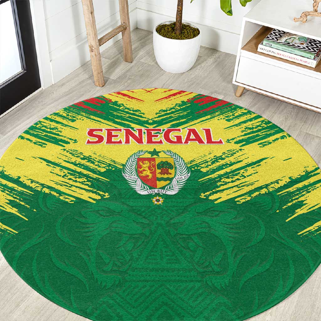 Senegal Rugby Round Carpet Go Go Go !