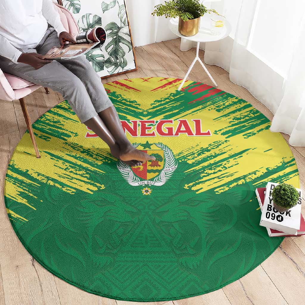 Senegal Rugby Round Carpet Go Go Go !