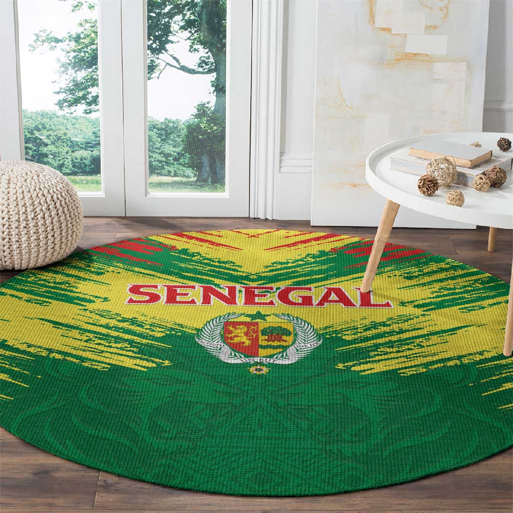 Senegal Rugby Round Carpet Go Go Go !