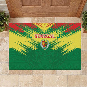 Senegal Rugby Rubber Doormat Go Go Go !