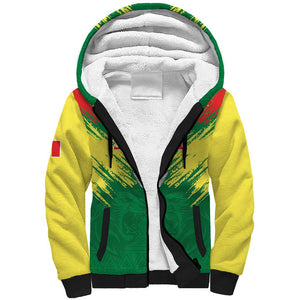 Senegal Rugby Custom Sherpa Hoodie Go Go Go !