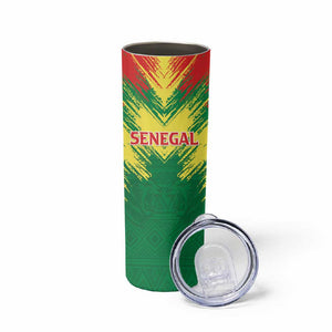 Senegal Rugby Custom Skinny Tumbler Go Go Go !