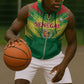 Senegal Rugby Custom Sleeveless Zip Hoodie Go Go Go ! - African Pride