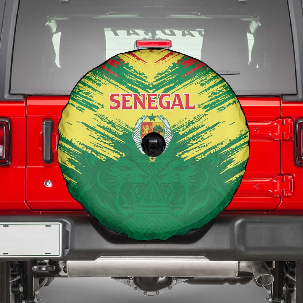 Senegal Rugby Spare Tire Cover Go Go Go !