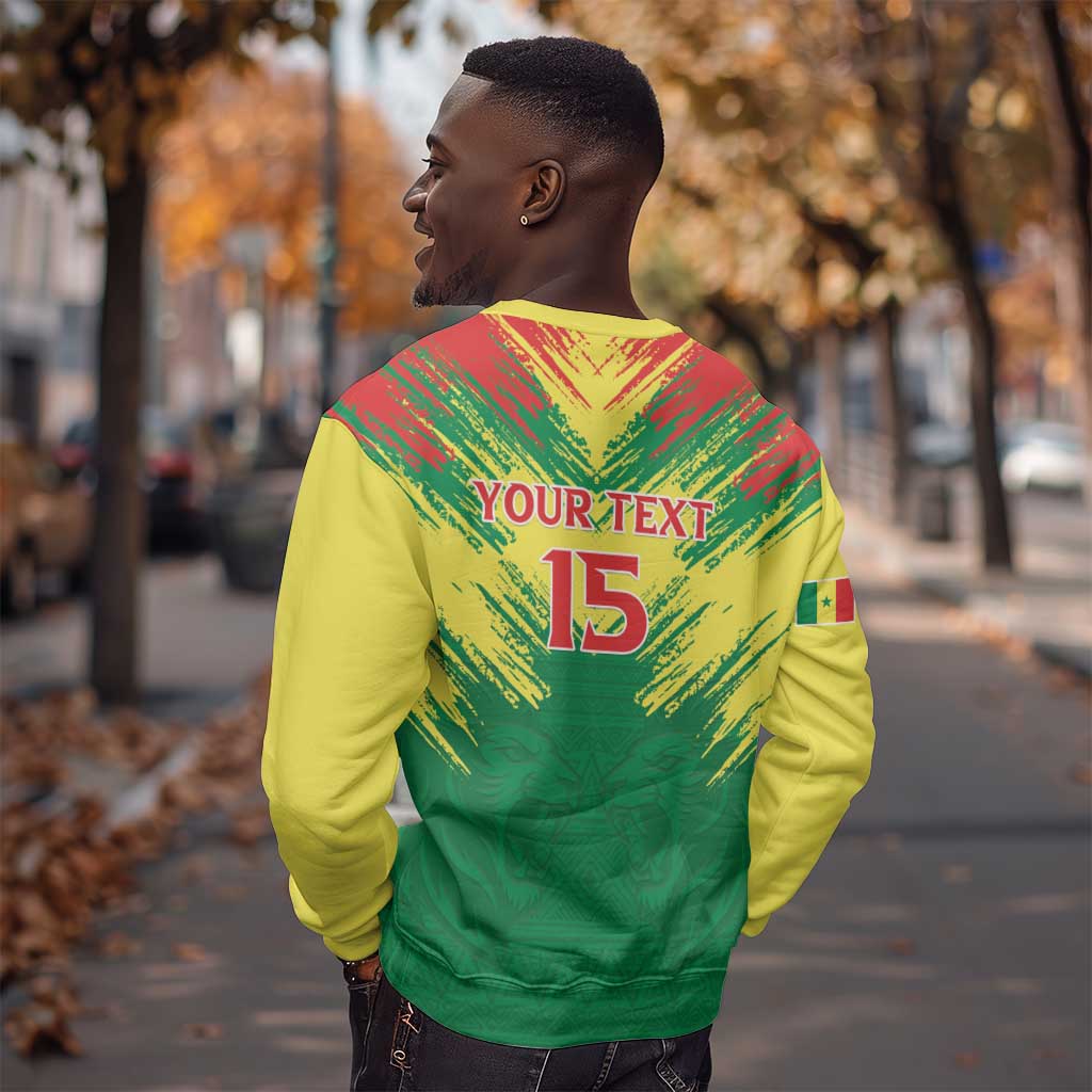 Senegal Rugby Custom Sweatshirt Go Go Go !