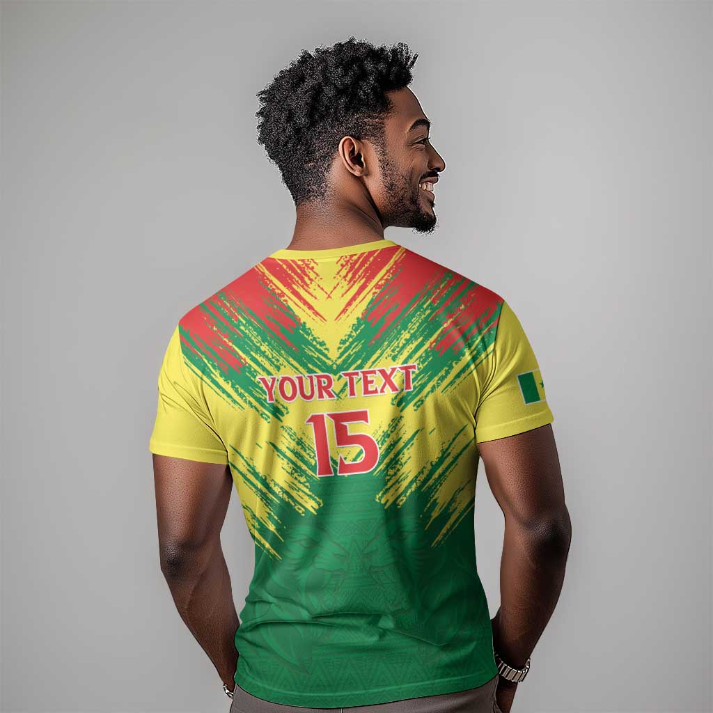 Senegal Rugby Custom T shirt Go Go Go !