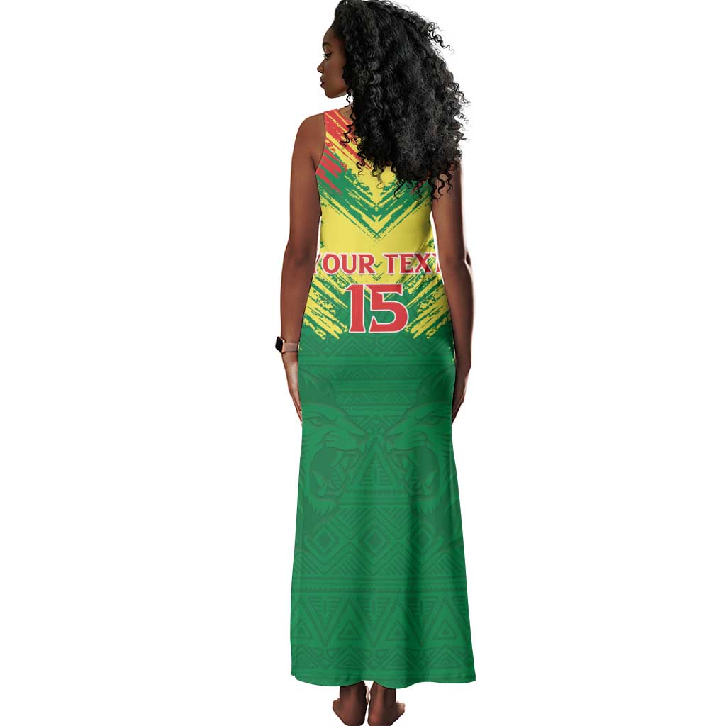 Senegal Rugby Custom Tank Maxi Dress Go Go Go !