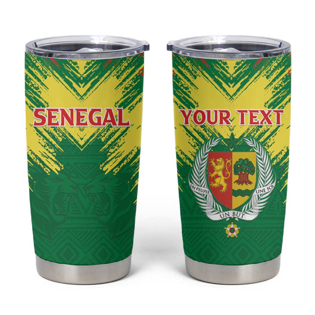 Senegal Rugby Custom Tumbler Cup Go Go Go !