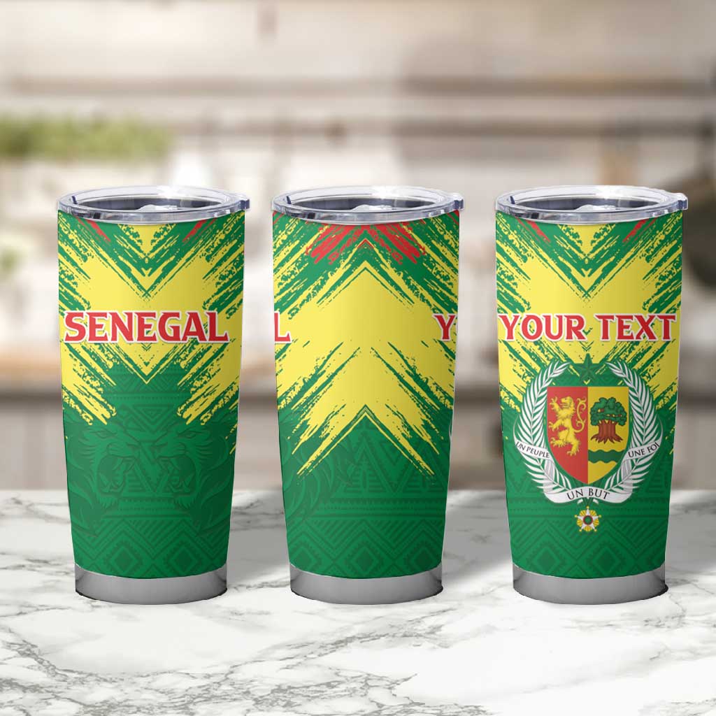 Senegal Rugby Custom Tumbler Cup Go Go Go !
