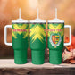 Senegal Rugby Custom Tumbler With Handle Go Go Go !