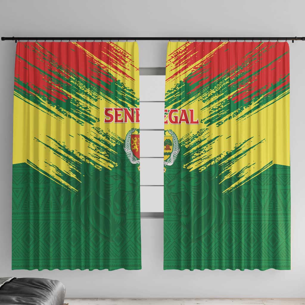 Senegal Rugby Window Curtain Go Go Go !