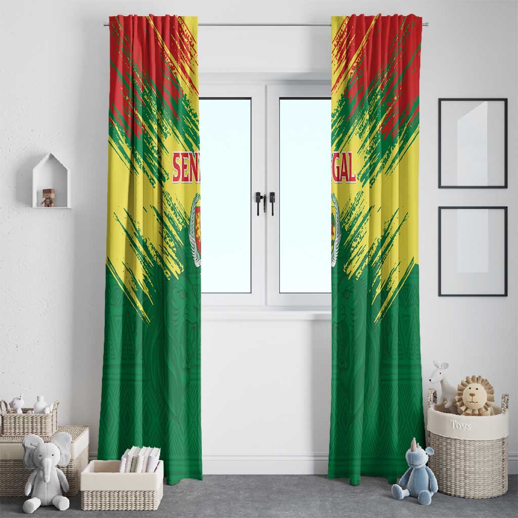 Senegal Rugby Window Curtain Go Go Go !