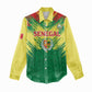 Senegal Rugby Custom Women Casual Shirt Go Go Go !