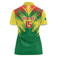 Senegal Rugby Custom Women Polo Shirt Go Go Go !