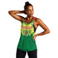 Senegal Rugby Custom Women Racerback Tank Go Go Go !