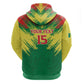 Senegal Rugby Custom Zip Hoodie Go Go Go !