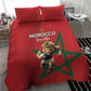 Morocco Rugby Custom Bedding Set Come On Atlas Lions
