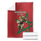 Morocco Rugby Custom Blanket Come On Atlas Lions