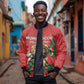 Morocco Rugby Custom Bomber Jacket Come On Atlas Lions