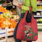 Morocco Rugby Custom Grocery Bag Come On Atlas Lions