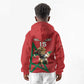 Morocco Rugby Custom Kid Hoodie Come On Atlas Lions