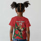 Morocco Rugby Custom Kid T shirt Come On Atlas Lions