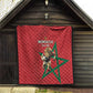 Morocco Rugby Custom Quilt Come On Atlas Lions