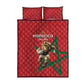 Morocco Rugby Custom Quilt Bed Set Come On Atlas Lions