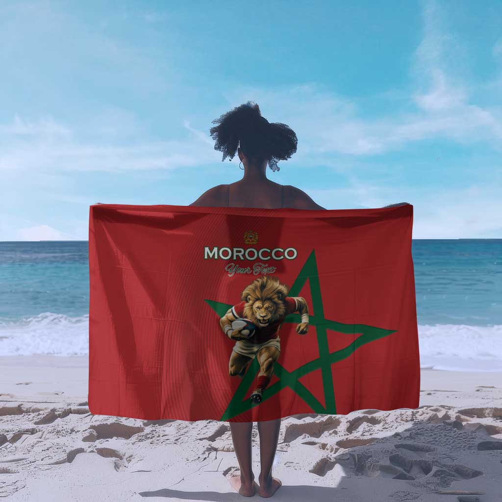Morocco Rugby Custom Sarong Come On Atlas Lions