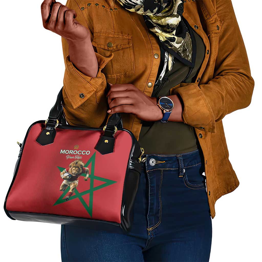 Morocco Rugby Custom Shoulder Handbag Come On Atlas Lions